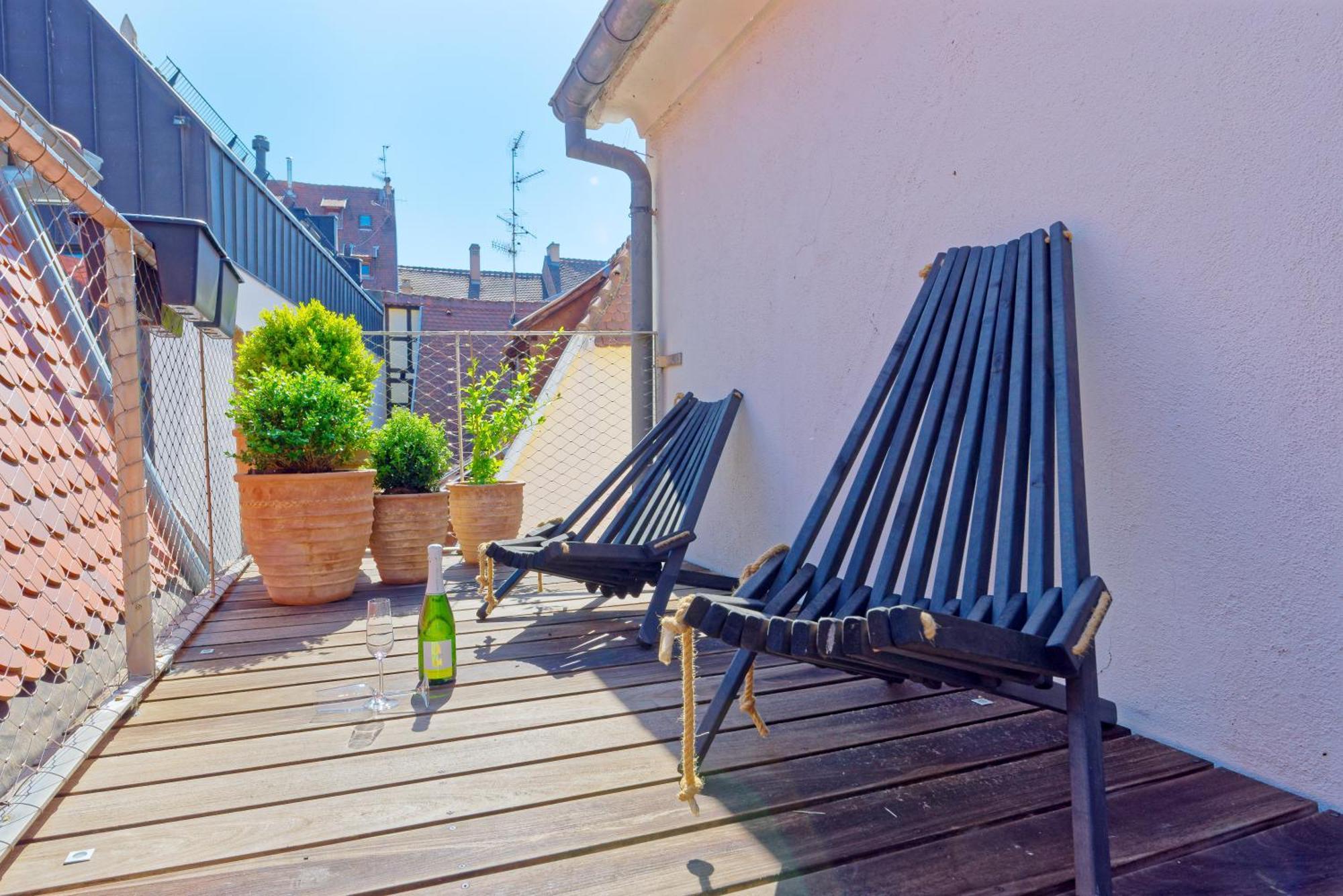 Le Carre D Or Appartement Terrasse Vue Cathedrale ستراسبورغ المظهر الخارجي الصورة
